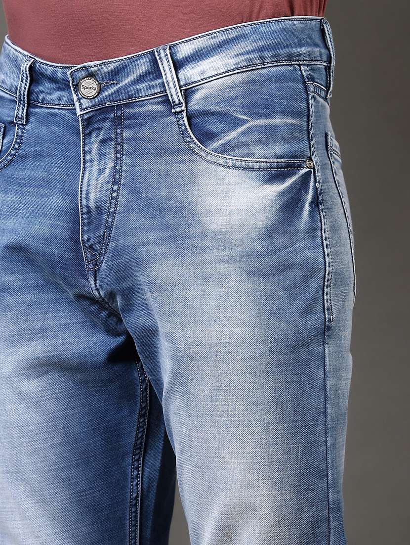 men solid mid rise slim fit jean - 21749860 -  Standard Image - 1
