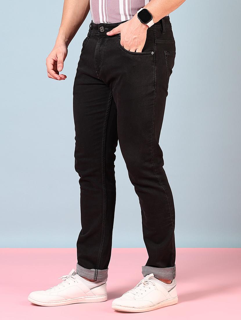 men solid mid rise slim fit jean - 21749861 -  Standard Image - 1