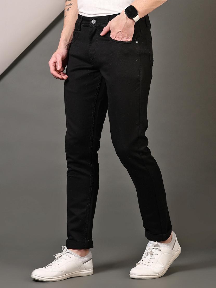 men solid mid rise slim fit jean - 21749862 -  Standard Image - 1
