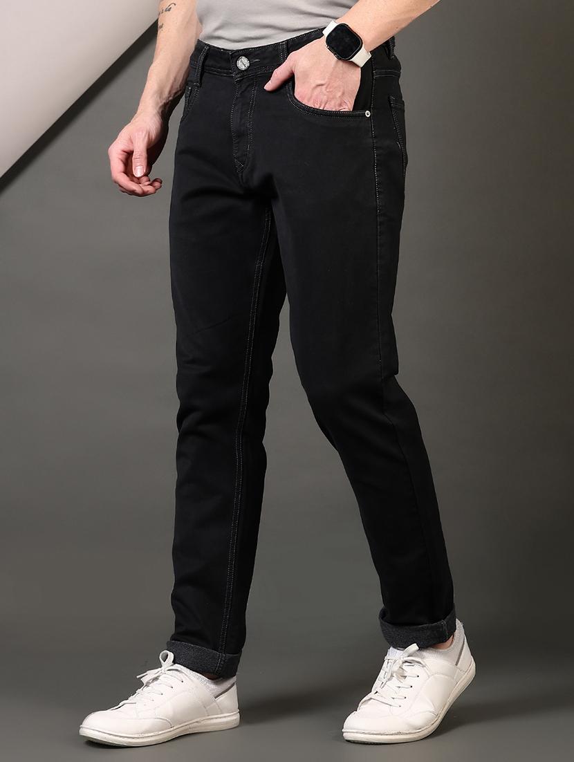 men solid mid rise slim fit jean - 21749866 - Standard Image - 1