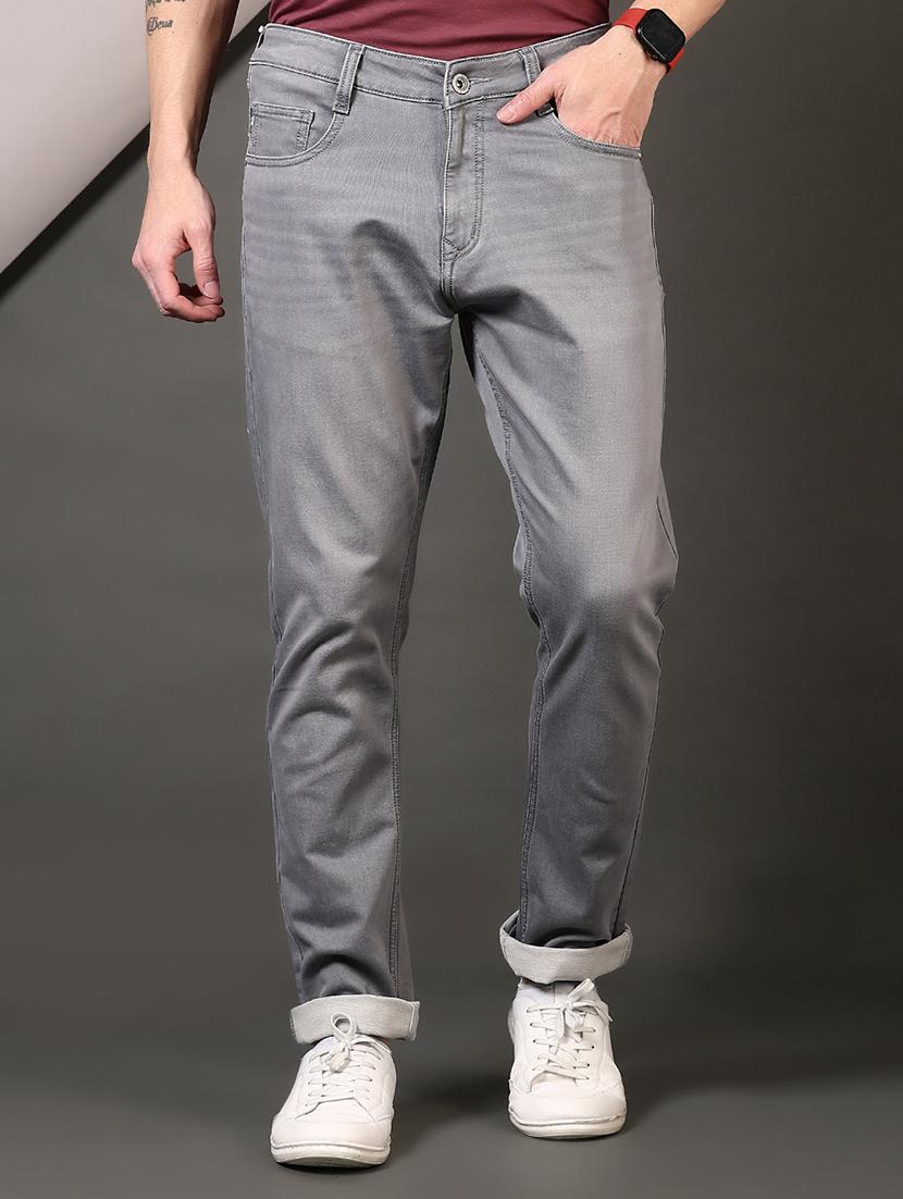 men solid mid rise slim fit jean - 21749867 -  Zoom Image - 0