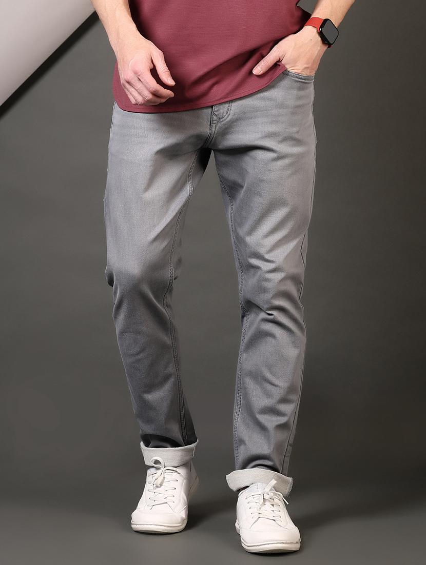 men solid mid rise slim fit jean - 21749867 -  Standard Image - 1
