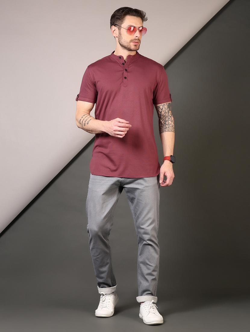 men solid mid rise slim fit jean - 21749867 - Standard Image - 4