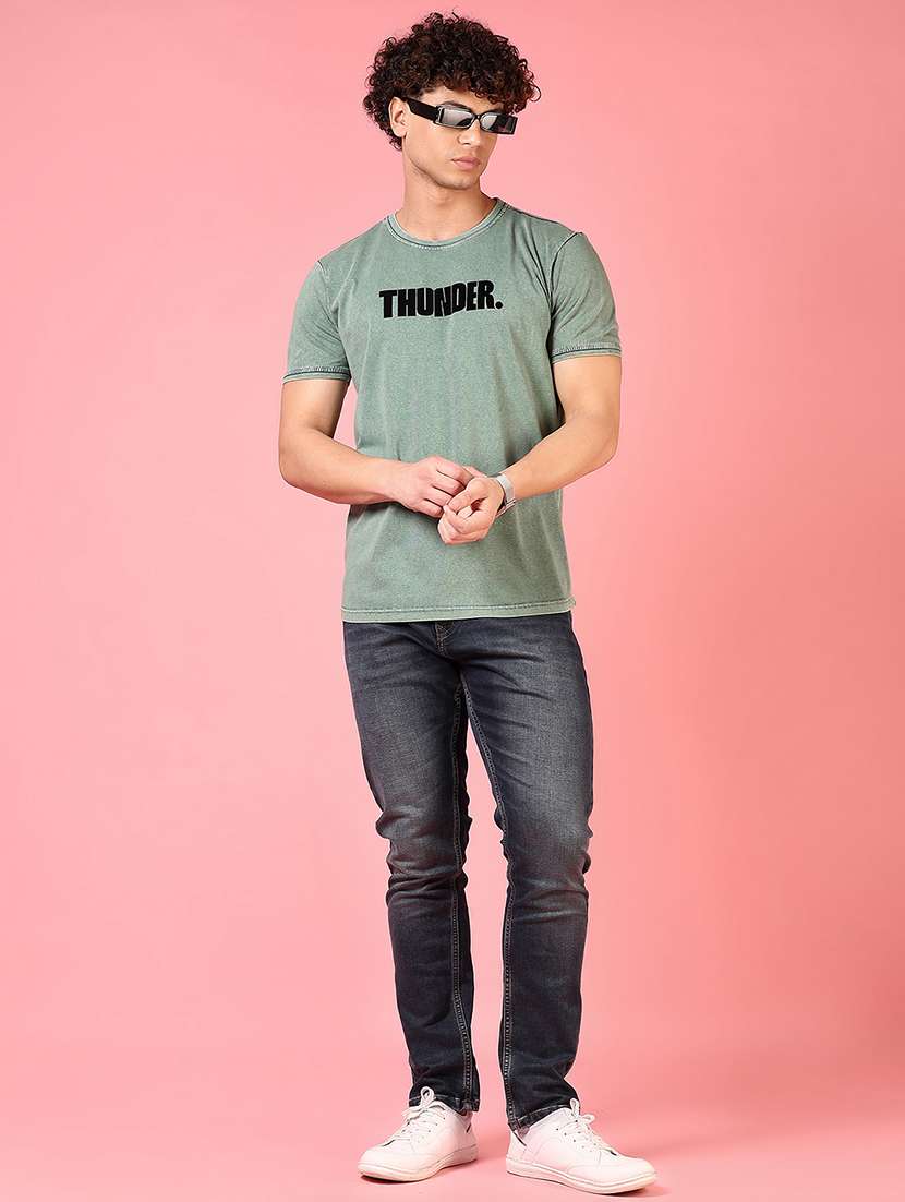 men solid mid rise slim fit jean - 21749876 -  Standard Image - 4