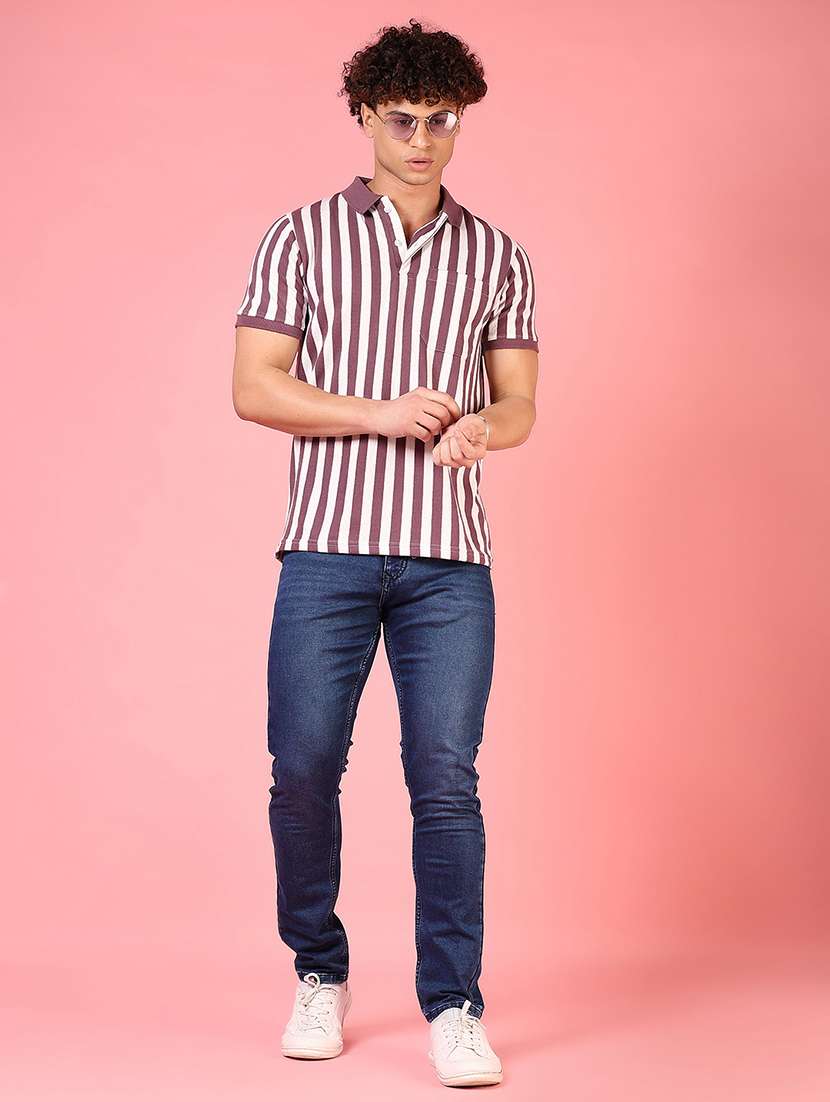 men solid mid rise slim fit jean - 21749888 -  Standard Image - 4