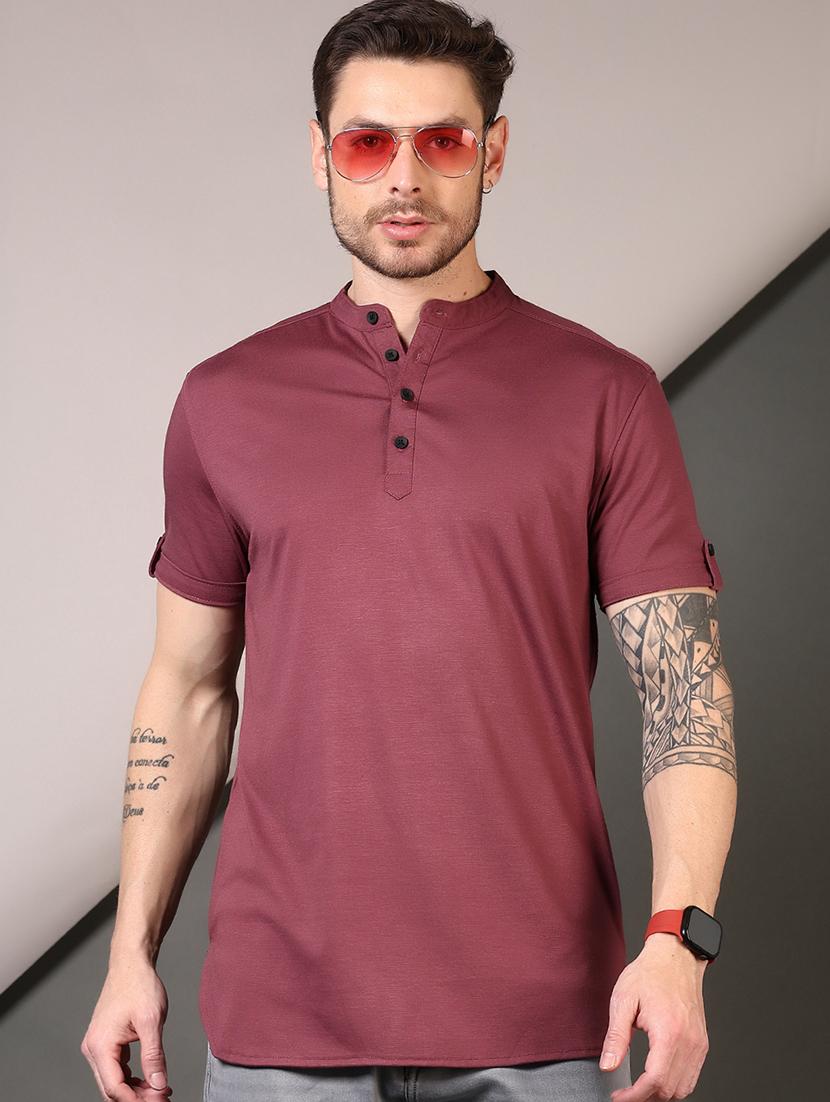 men short sleeves plain t-shirt - 21749915 -  Standard Image - 1