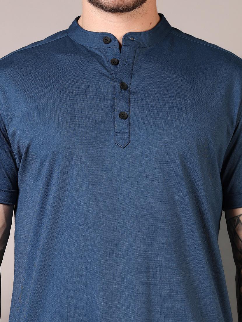 men short sleeves plain t-shirt - 21749916 - Standard Image - 4