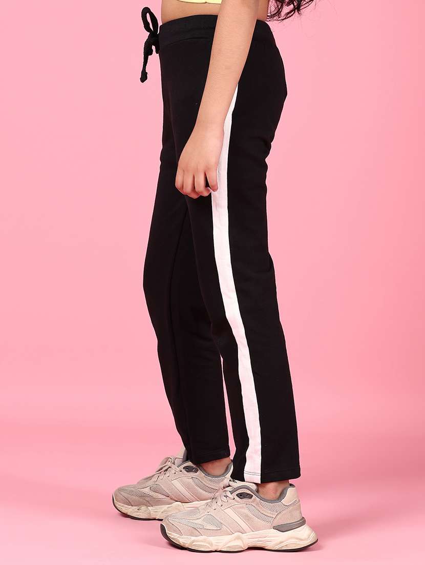 girls tapered mid rise track pants  - 21750072 -  Standard Image - 1