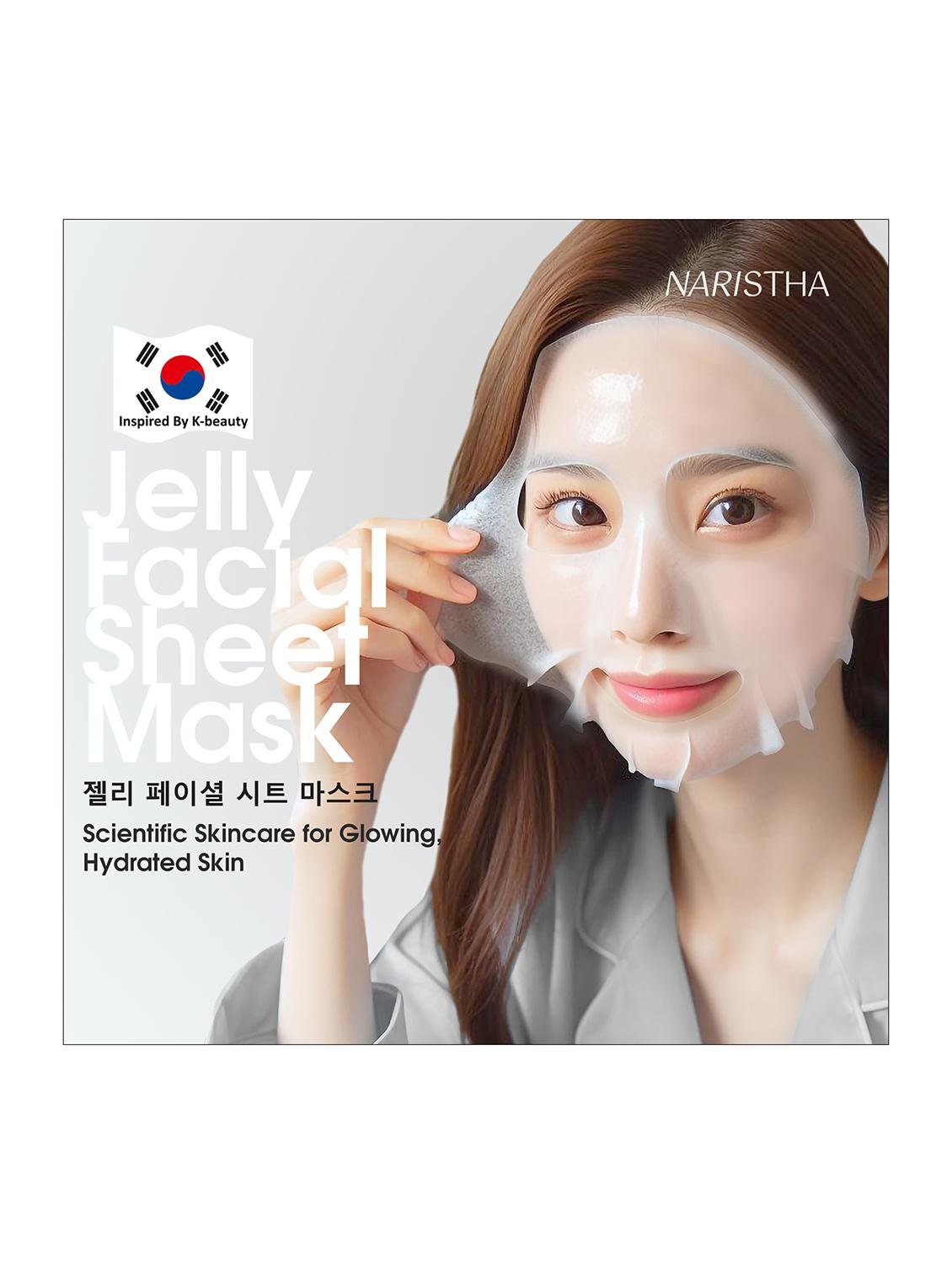 jelly facial sheet mask with hyaluronic acid and vita cocktail, 1n - 21750199 -  Standard Image - 1