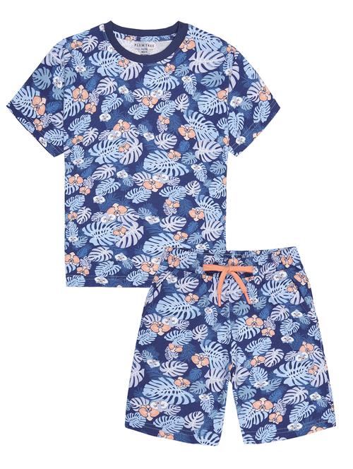 kids printed short and t-shirt set - 21750350 - Standard Image - 0