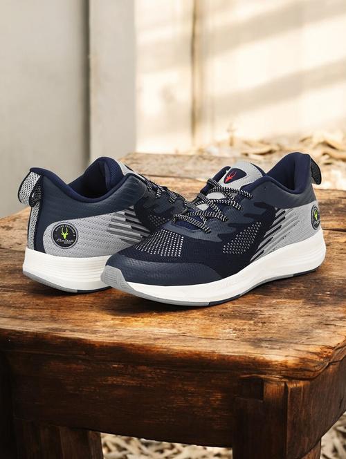 men blue lace up sport shoes - 21750361 -  Standard Image - 0