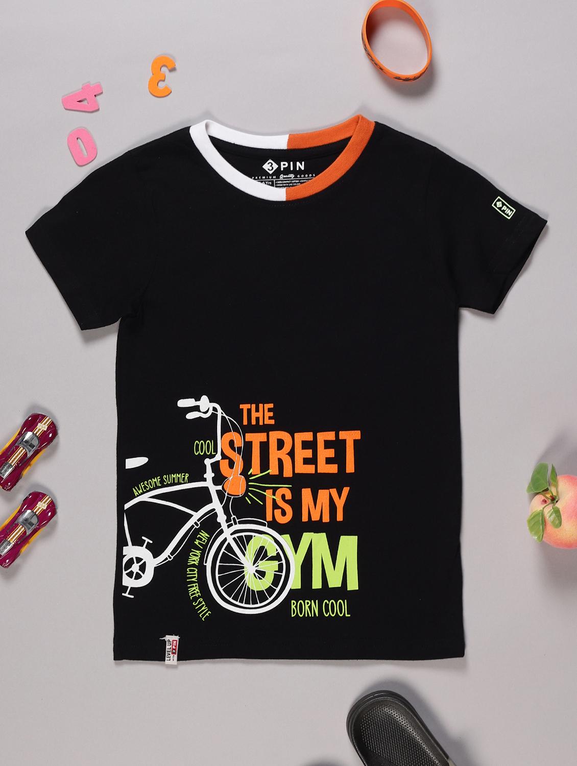boys pack of 5 printed short sleeve t-shirt - 21750529 - Standard Image - 1