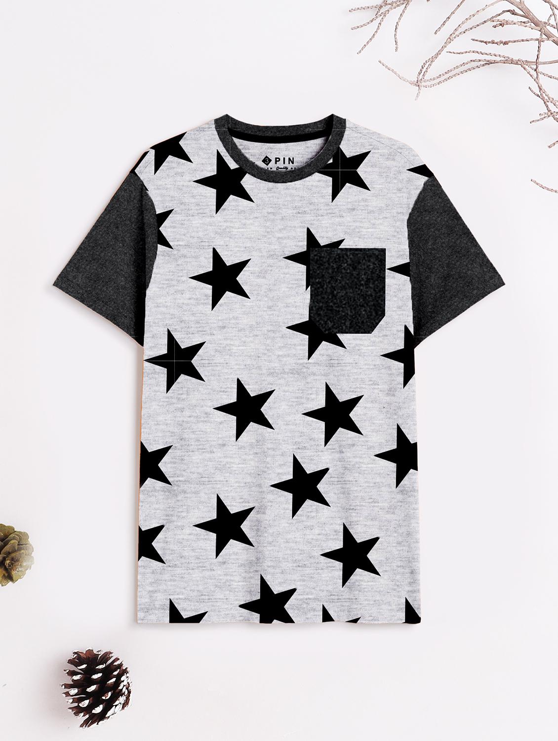 boys pack of 5 printed short sleeve t-shirt - 21750534 - Standard Image - 1