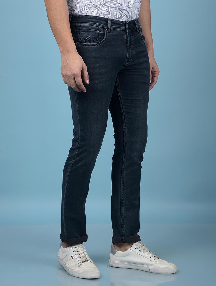 men solid mid rise slim fit jean - 21750556 - Standard Image - 1