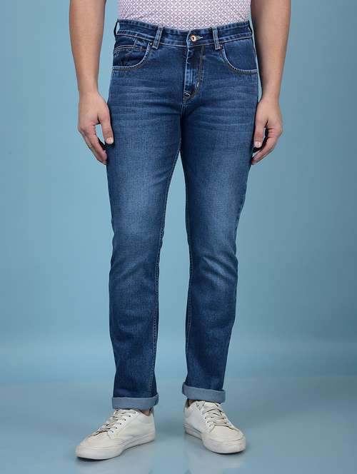 men solid mid rise slim fit jean - 21750557 -  Standard Image - 0