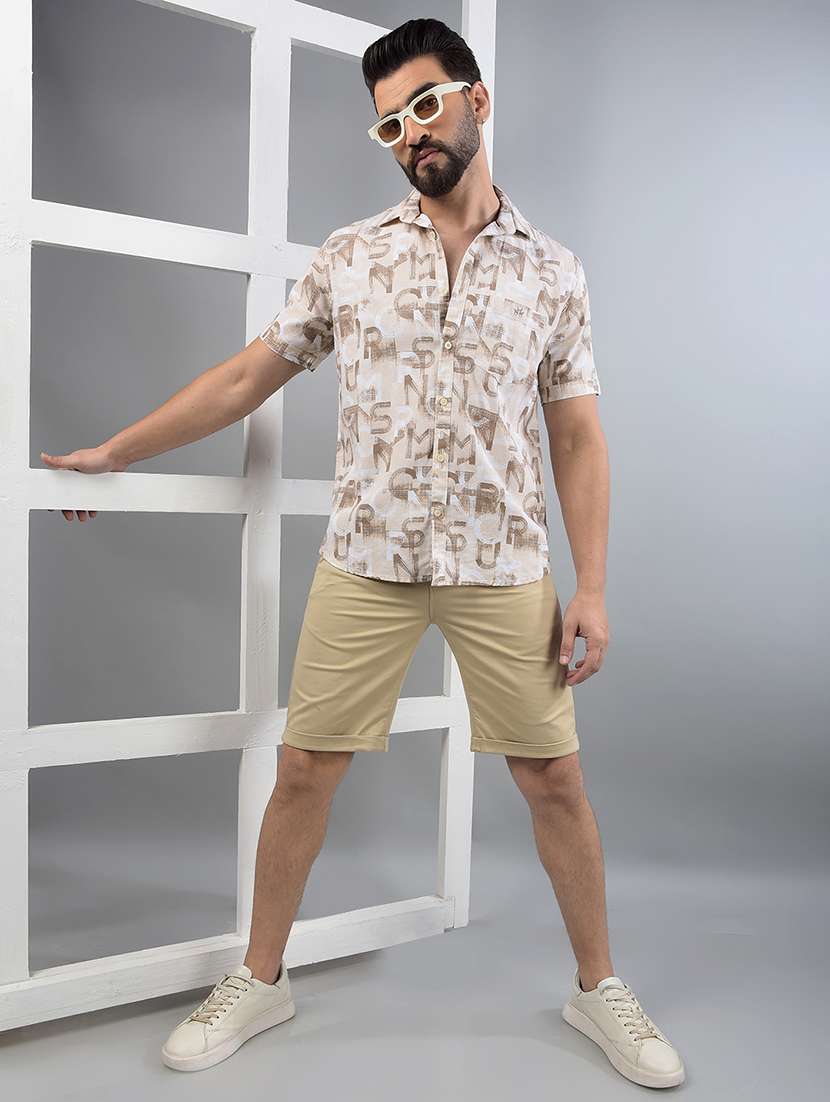 men solid mid rise short - 21750639 -  Standard Image - 4