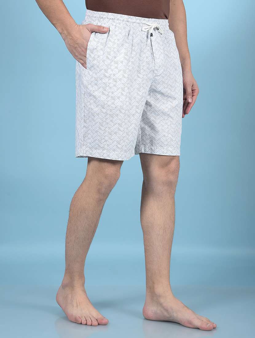 men printed mid rise bermuda shorts - 21750645 -  Standard Image - 1