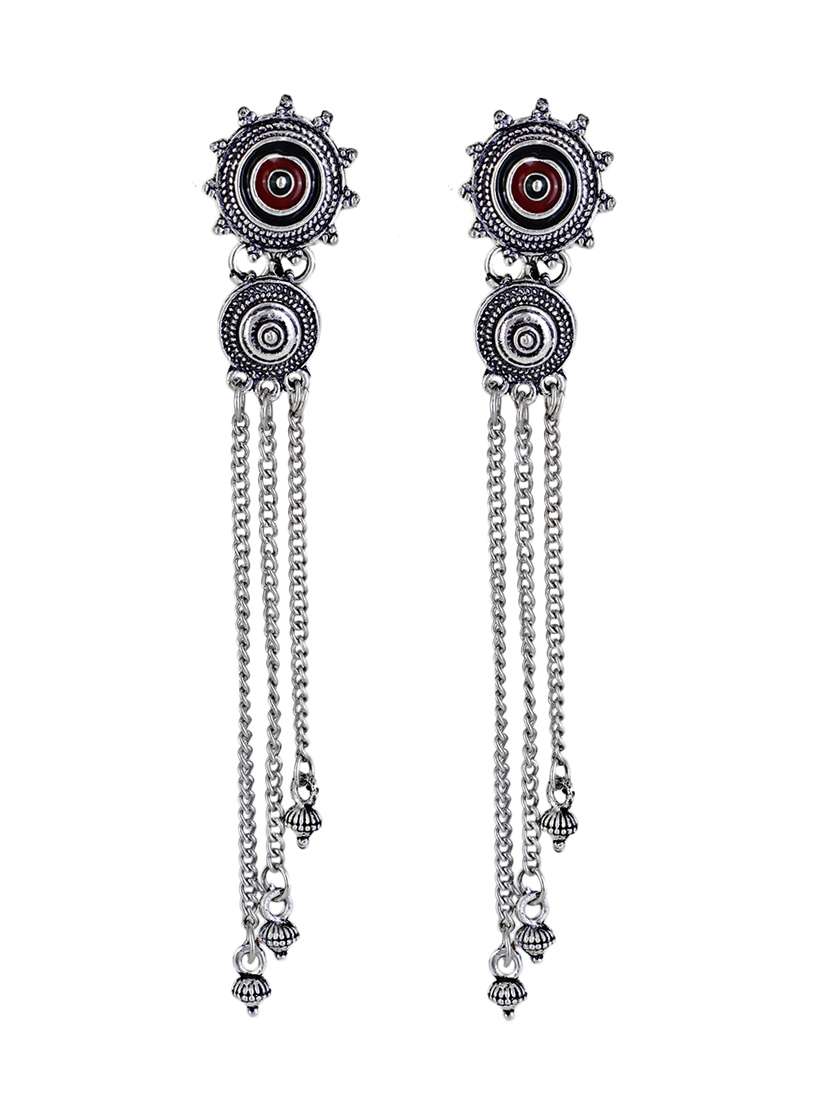 women oxidized drop earrings - 21750813 -  Standard Image - 1