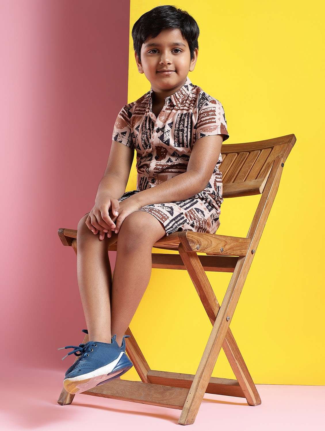 boys printed short sleeves co-ords set - 21750862 -  Standard Image - 1