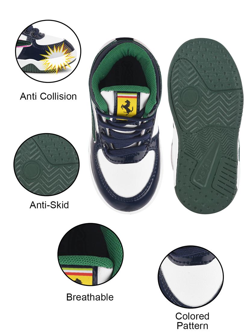 boys mid ankle lace up sneaker - 21750879 - Standard Image - 4