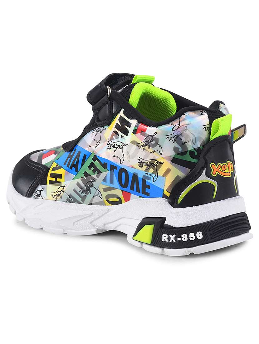 boys printed velcro sneaker - 21750889 -  Standard Image - 4