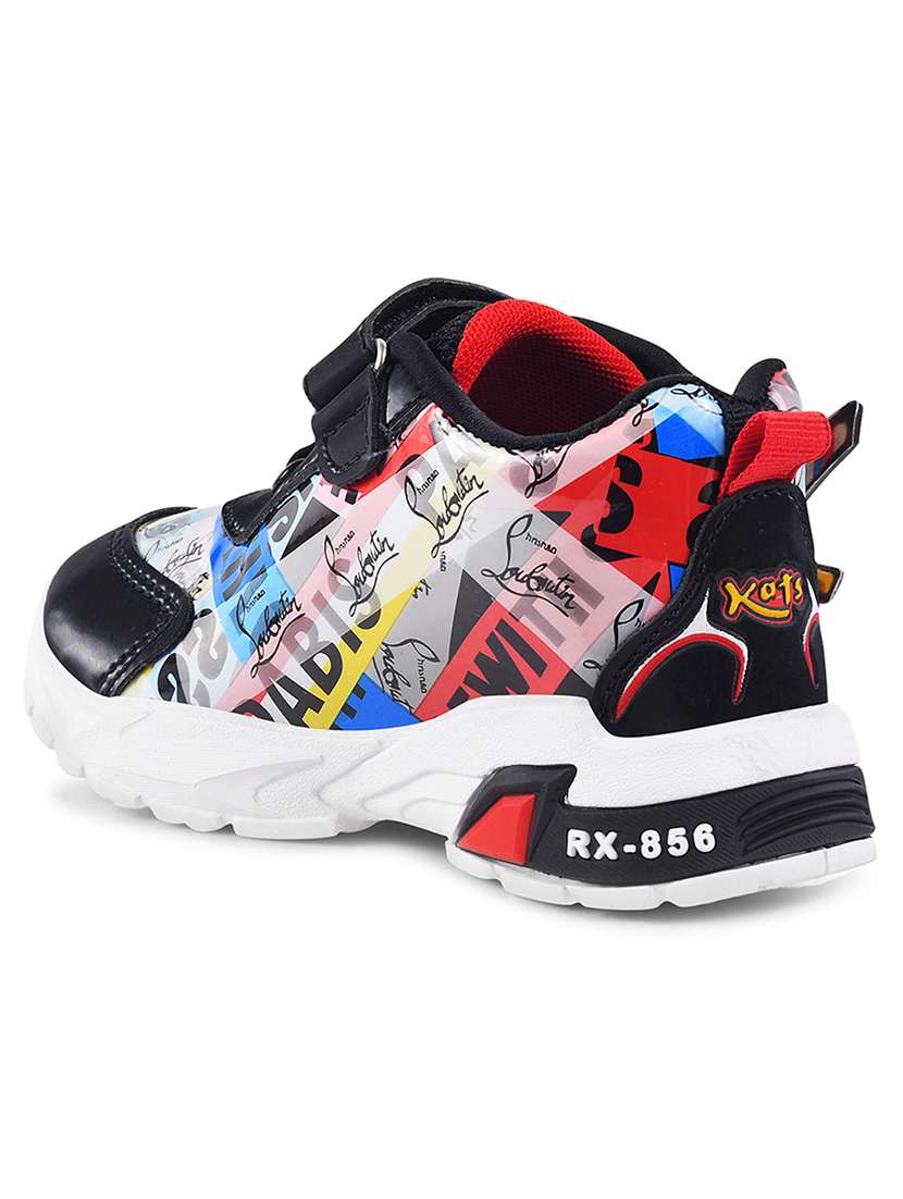 boys printed velcro sneaker - 21750890 -  Standard Image - 4