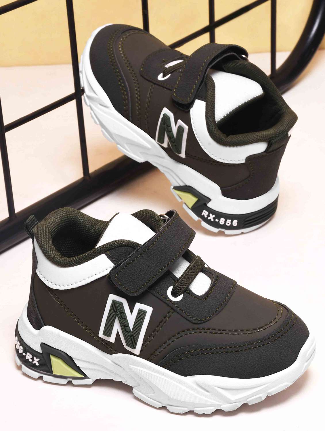 boys solid velcro sneaker - 21750898 -  Standard Image - 1