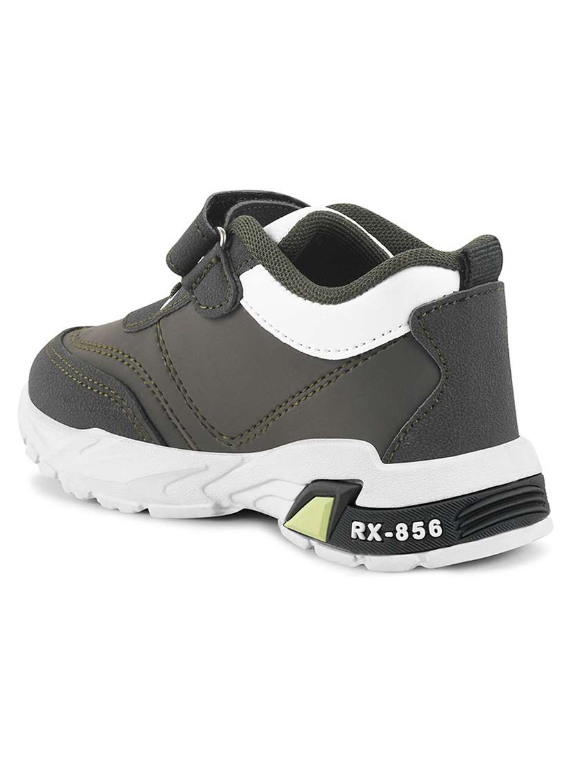 boys solid velcro sneaker - 21750898 -  Standard Image - 4