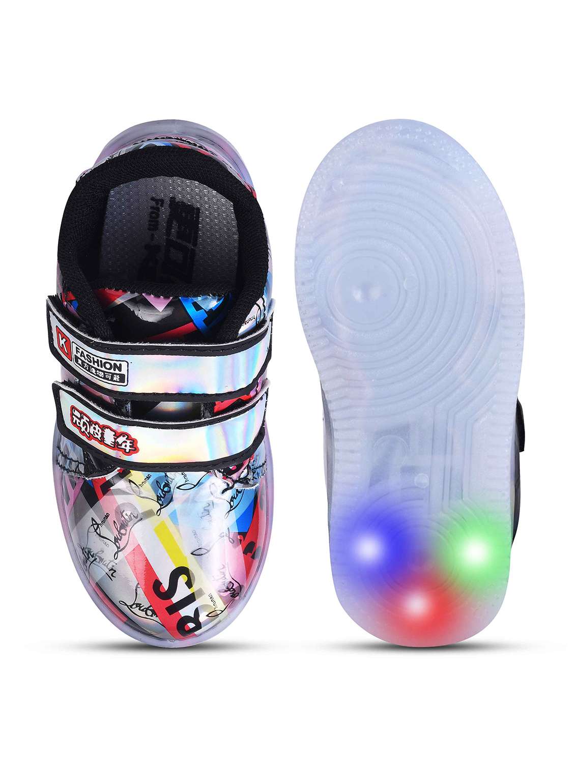 boys velcro led light-up sneaker - 21750909 - Standard Image - 4