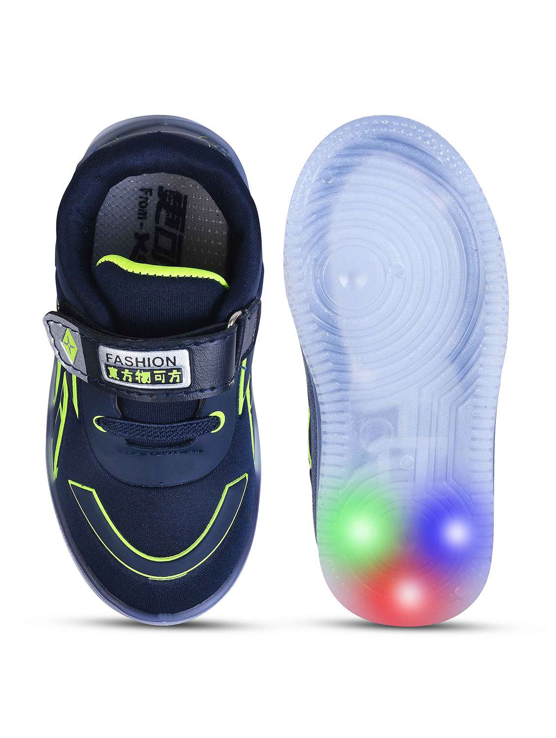 boys velcro led light-up sneaker - 21750913 - Standard Image - 4