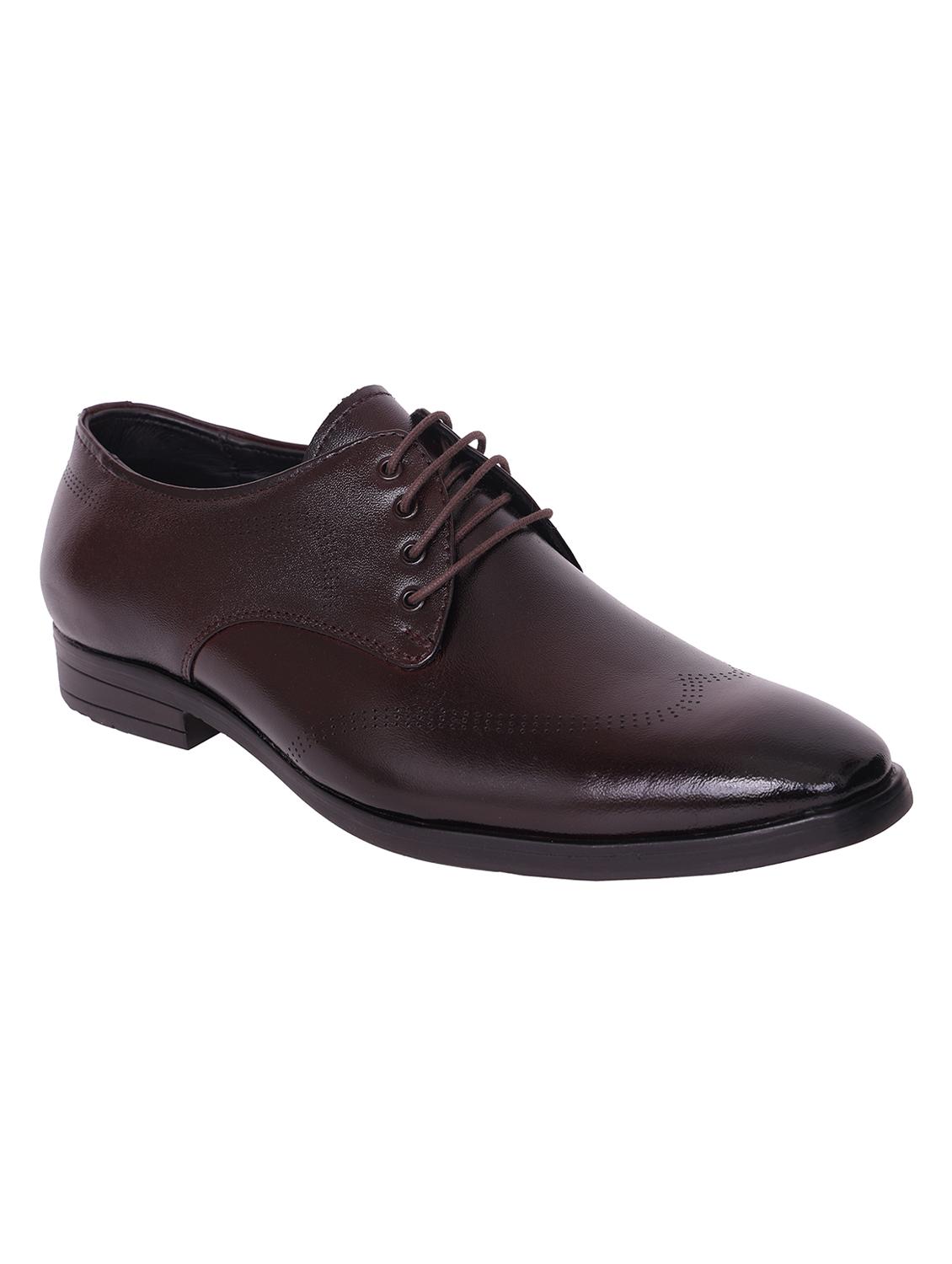 men brown lace-up derby - 21753541 -  Zoom Image - 0