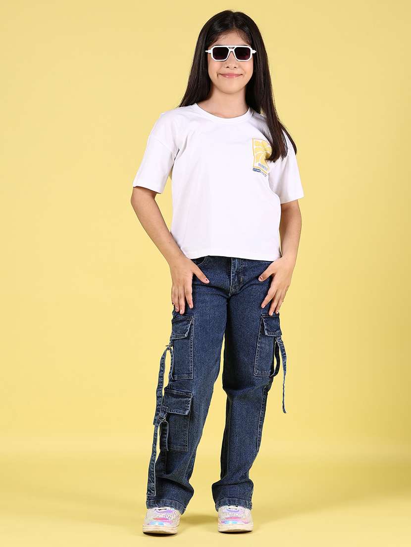 girls back printed short sleeves tee - 21753586 -  Standard Image - 4