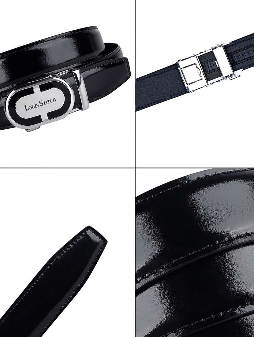 men black leather belt - 21761976 -  Standard Image - 4