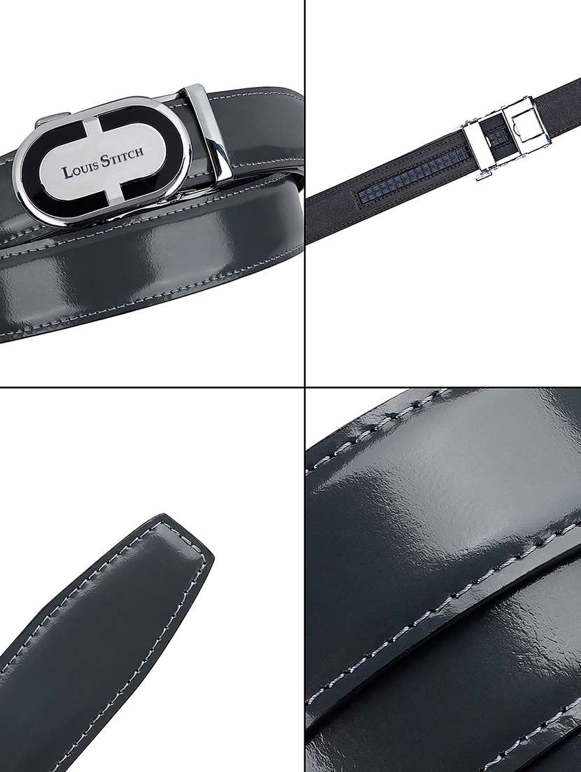 men manual buckle leather belt - 21761985 -  Standard Image - 4