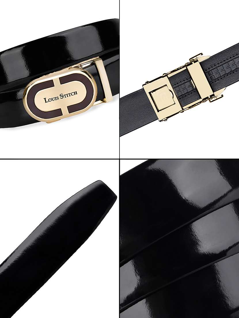 men manual buckle leather belt - 21761987 -  Standard Image - 4