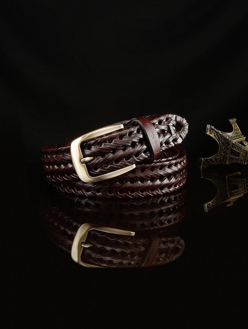 men textured pin buckle belt - 21761998 - Standard Image - 1