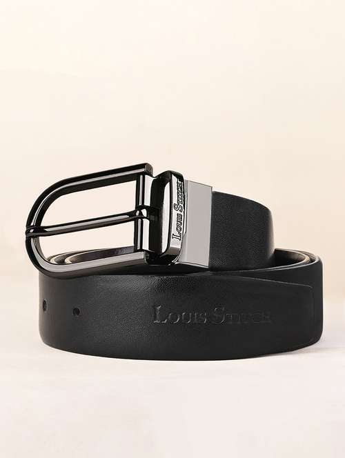 men pin buckle reversible leather belt - 21762023 -  Standard Image - 0