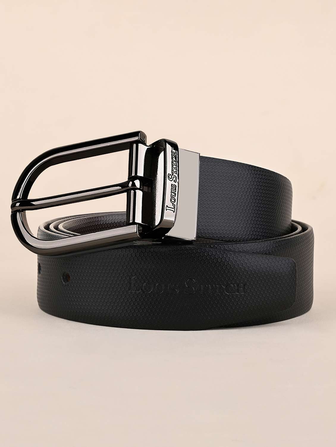 men pin buckle reversible leather belt - 21762029 - Zoom Image - 0