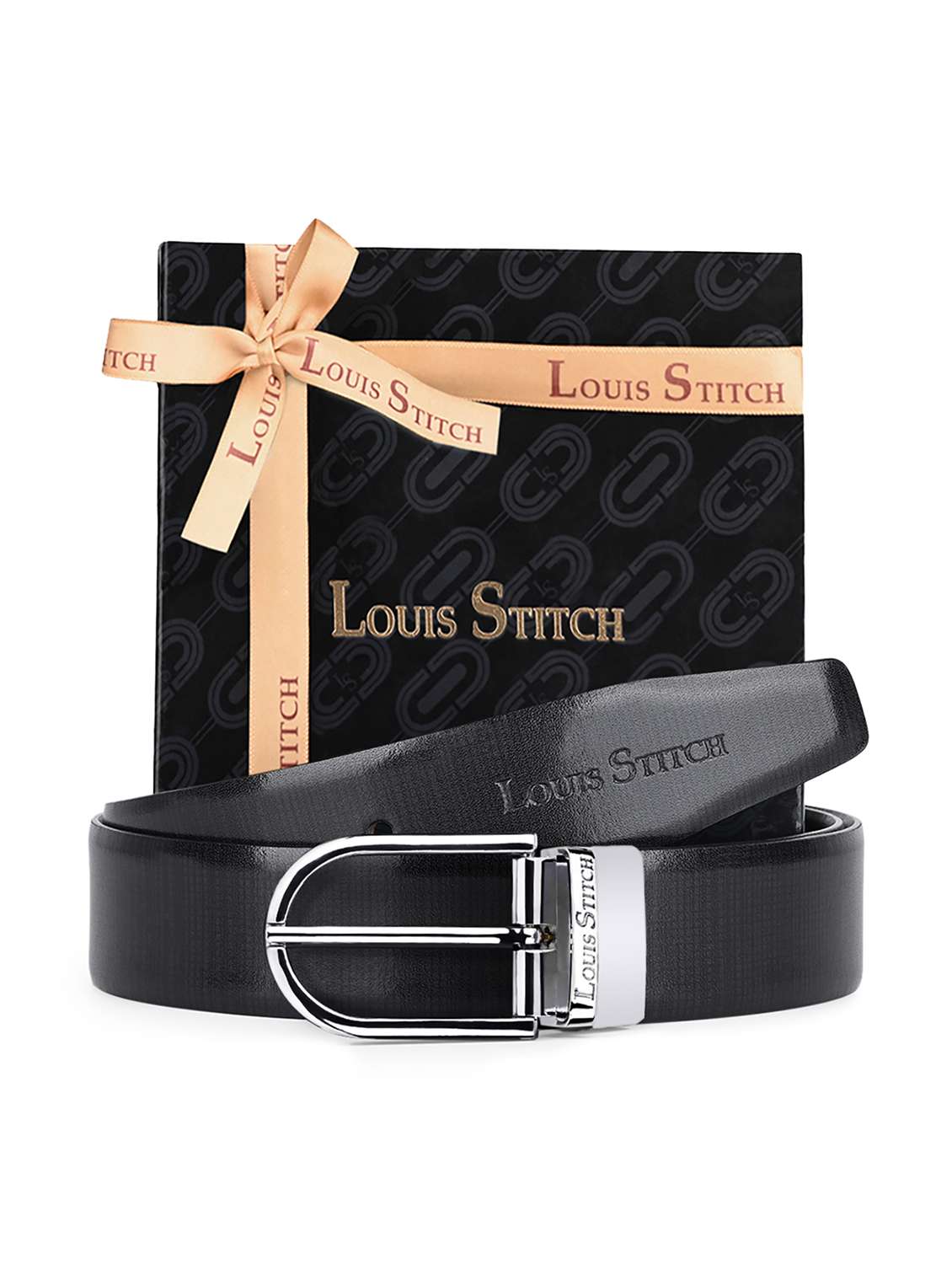 men pin buckle reversible leather belt - 21762038 -  Standard Image - 4