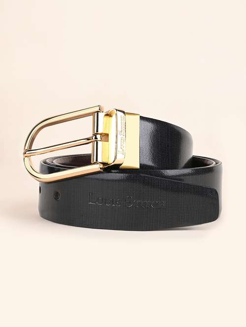 men pin buckle reversible leather belt - 21762039 - Standard Image - 0