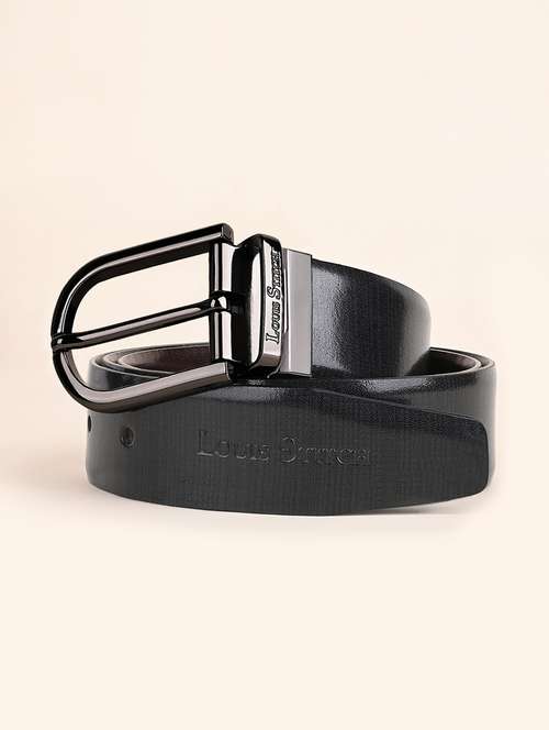 men pin buckle reversible leather belt - 21762040 -  Standard Image - 0