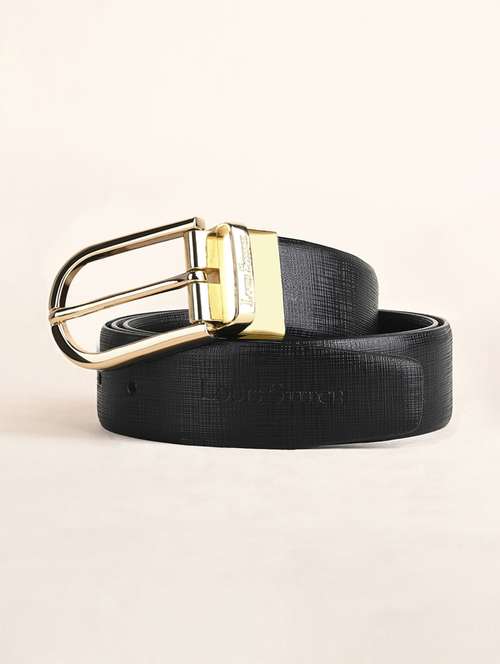 men pin buckle reversible leather belt - 21762045 - Standard Image - 0