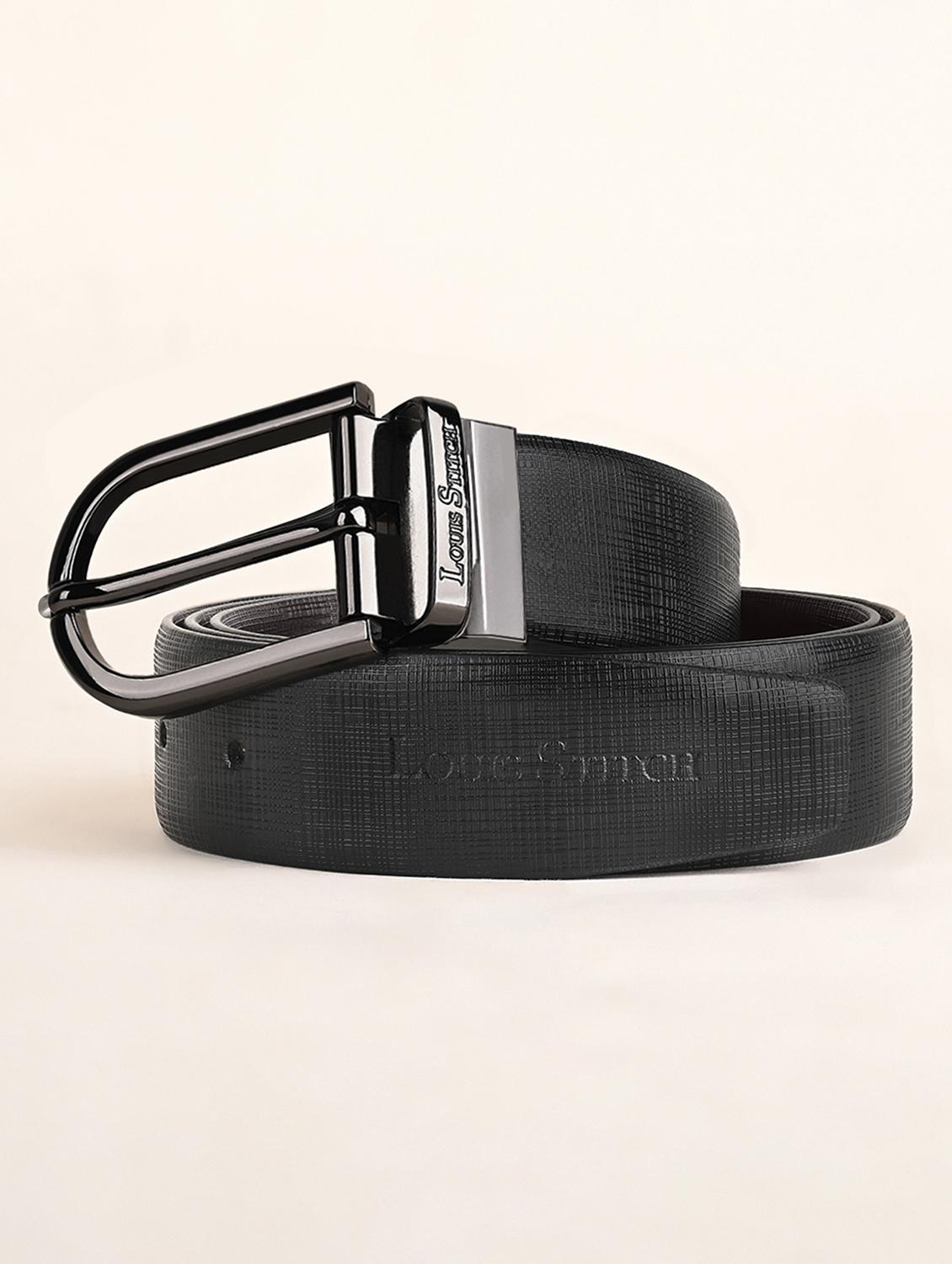 men pin buckle reversible leather belt - 21762058 - Zoom Image - 0