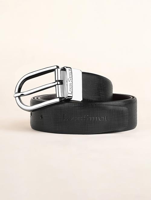 men pin buckle reversible leather belt - 21762059 -  Standard Image - 0