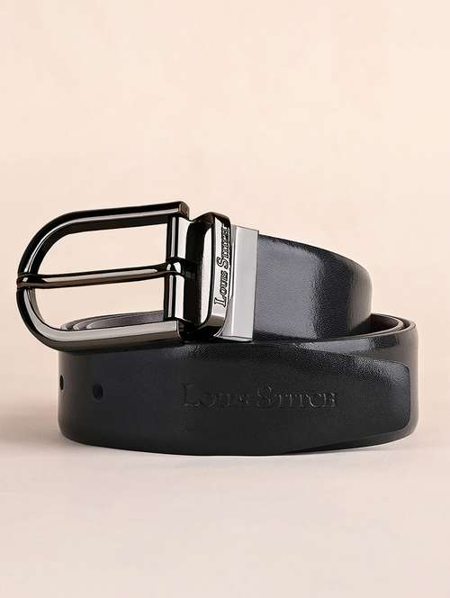 men pin buckle reversible leather belt - 21762064 - Standard Image - 0