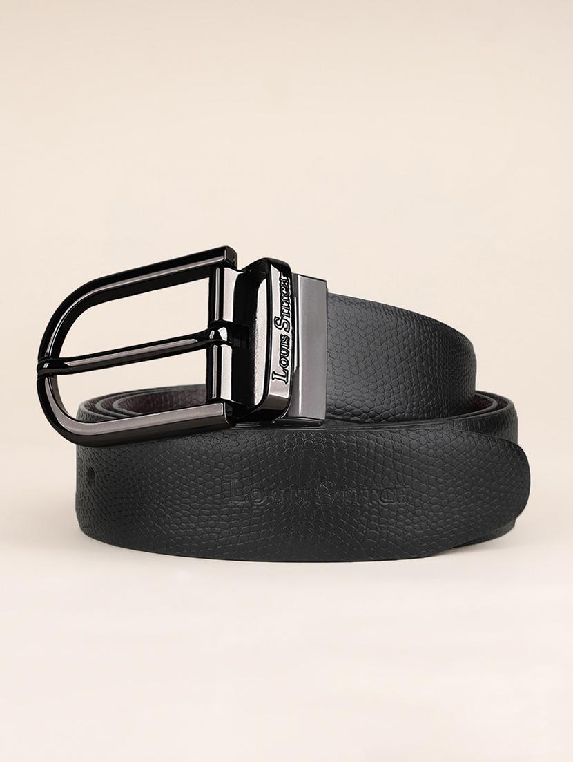 men pin buckle reversible leather belt - 21762079 - Zoom Image - 0