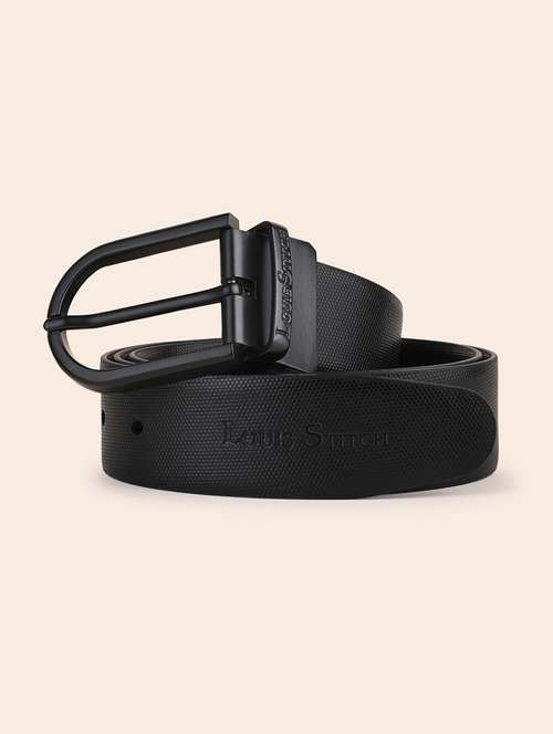 men pin buckle leather belt - 21762100 - Standard Image - 0