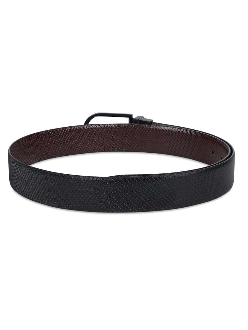 men pin buckle reversible leather belt - 21762112 - Standard Image - 4