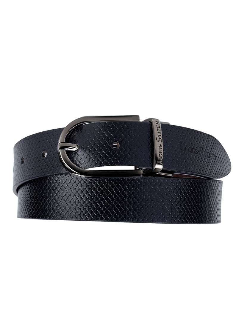 men textured pin buckle belt - 21762175 - Standard Image - 4