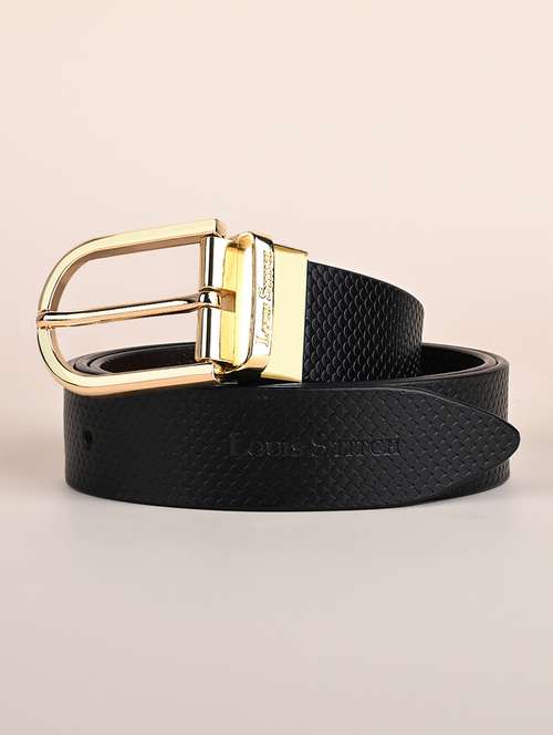 men textured pin buckle belt - 21762176 - Standard Image - 0